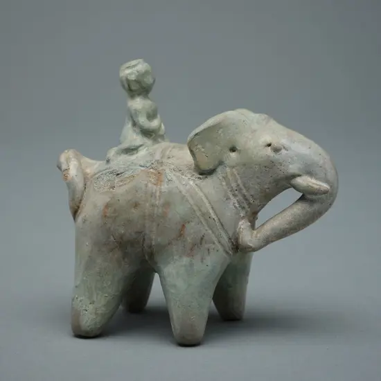 A Sawankhalok stoneware figure,